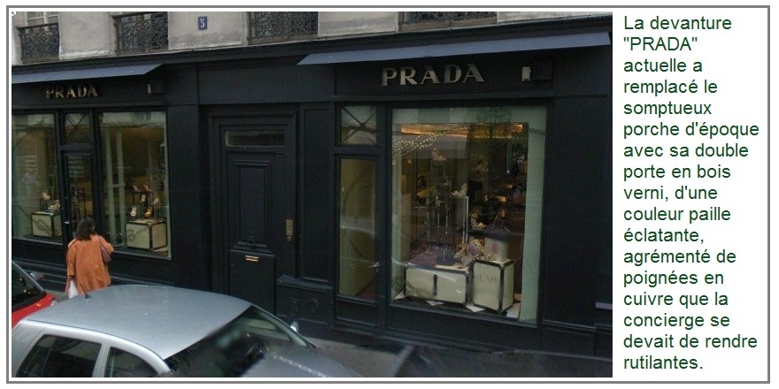   < 5 rue de Grenelle - Paris 6° >  