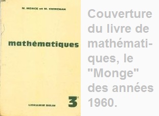 Livre de mathématiques de 3°.